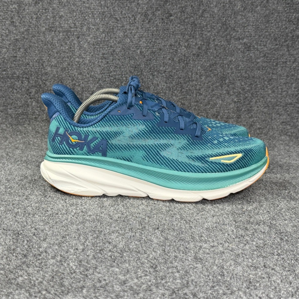 Hoka Clifton 9 Running Shoes Men's 13 Midnight Oceanic Athletic Run Training